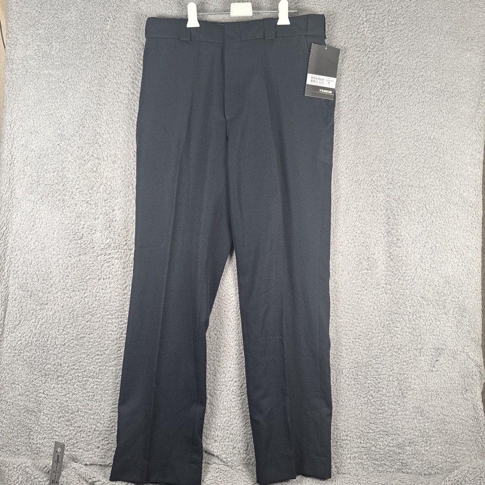 NEW BLAUER 8650T PANTS MENS 36x34 Reg Dark Navy Blue 4-POCKET POLYESTER UNIFORM